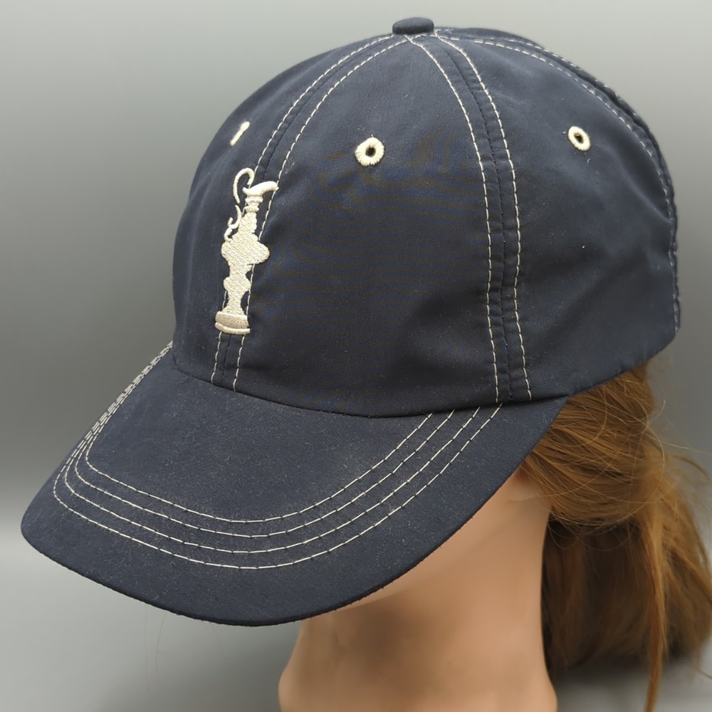 America's Cup Hat Cap Strap Back One Size Blue One Size Adjustable